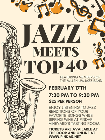 Jazz Meets Top 40 Feb 17th