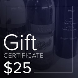 $25 Gift Certificate